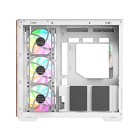 THERMAL TAKE Case View 380 WS ARGB, Průhledná bočnice, bílá