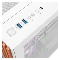 THERMAL TAKE Case View 380 WS ARGB, Průhledná bočnice, bílá