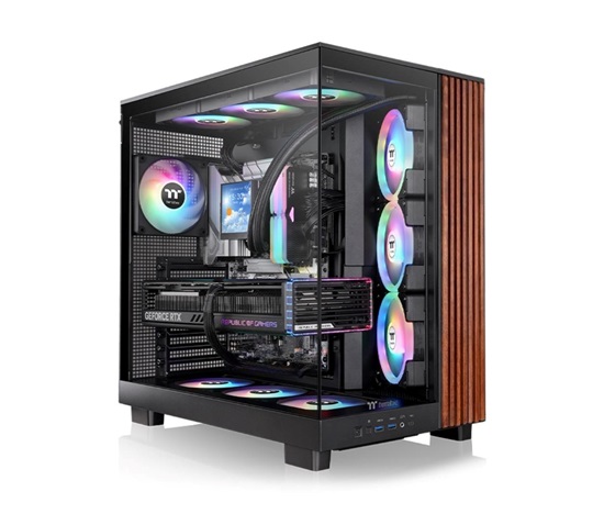 THERMAL TAKE Case View 380 XL WS ARGB, Průhledná bočnice, černá