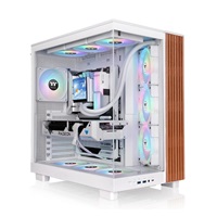 THERMALTAKE Case View 380 XL WS ARGB, Průhledná bočnice, bílá