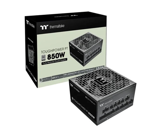 THERMAL TAKE zdroj 850W Toughpower PT, 120mm, Plně modulární, 80+ Platinum, černá