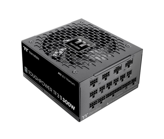 THERMAL TAKE zdroj 1300W Toughpower TF3, 140mm, Plně modulární, 80+ Titanium, černá