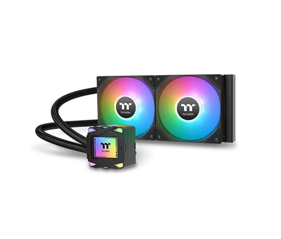 THERMAL TAKE Vodní chladič LA240 ARGB, 2x120mm ARGB, LGA1851, AM5, černá
