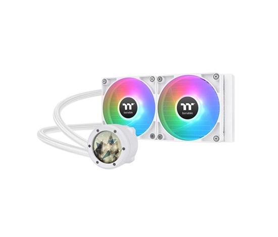 THERMAL TAKE Vodní chladič TH240 V2 Ultra ARGB, 2x120mm ARGB, LGA1851, AM5, bílá