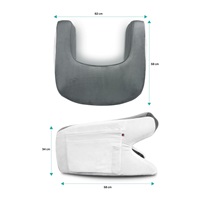 CONNECT IT FOR HEALTH ErgoWork Anatomický polštář na čtení a práci, šedá