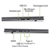 ACER NTB TravelMate X4 14 AI (TMX414-51-TCO-53ZR),Ultra 5 226V,14"WUXGA,16GB,1TB SSD,Intel,W11P,Gray – náhled 9