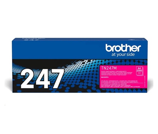 BAZAR - BROTHER Toner TN-247M - cca 2300stran - Poškozený obal