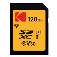 Kodak paměťová SD karta 128GB UHS-I U3 V30 Ultra