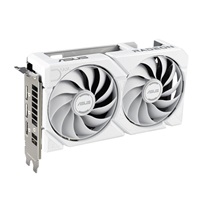 ASUS VGA AMD Radeon RX 9060 XT DUAL 16GB WHITE, RX 9060 XT, 16GB GDDR6, 2xDP, 1xHDMI