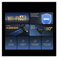 MERCUSYS MA86XH WiFi6 USB adapter (AXE5400,2,4GHz/5GHz/6GHz,USB3.0)