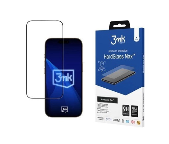 3mk HardGlass Max Black pro Apple iPhone 17 Pro Max