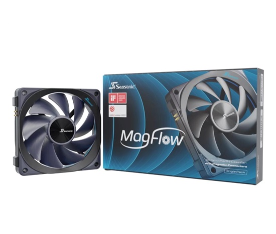 SEASONIC Ventilátor MagFlow 120 mm, černá