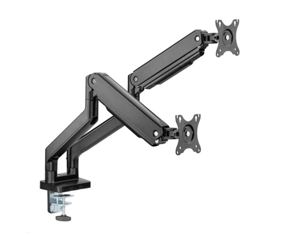 Držák monitoru Brateck LDT60-C024 dvě ramena vedle sebe mechanická pružina Heavy Duty