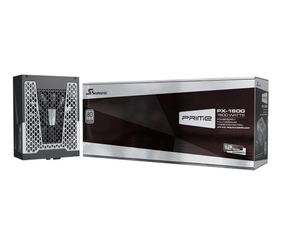 SEASONIC zdroj 1600W PRIME PX 1600, 135mm, Plně modulární, 80+ Platinum, ATX 3.1