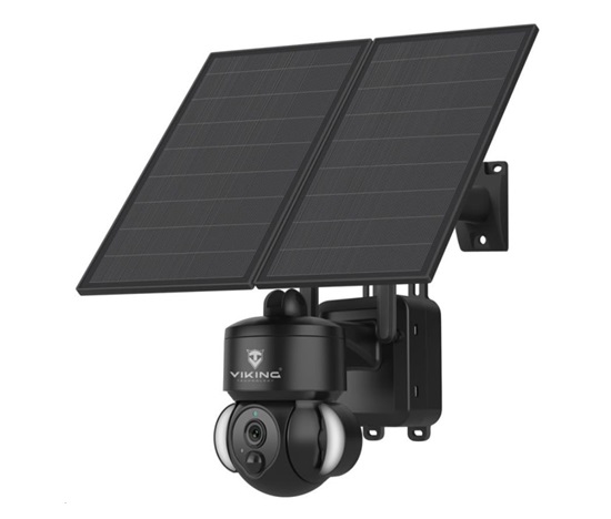 BAZAR - Viking solární HD kamera HDs03 4G, černá, poškozený obal