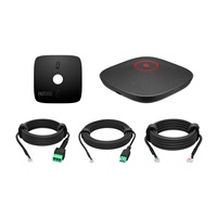 HP Poly Studio A2 Black Table Microphone w/ Mounting Plate I/O cables