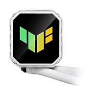 ASUS vodní chladič CPU AIO TUF GAMING LC III 360 ARGB White, 3x120mm, LGA1851, AM5