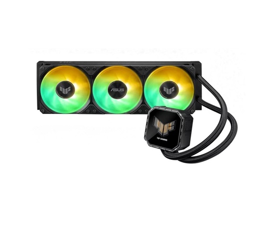 ASUS vodní chladič CPU AIO TUF GAMING LC III 360 ARGB LCD, 3x120mm, LGA1851, AM5