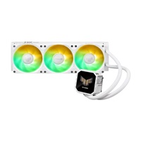ASUS vodní chladič CPU AIO TUF GAMING LC III 360 ARGB LCD White, 3x120mm, LGA1851, AM5