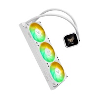ASUS vodní chladič CPU AIO TUF GAMING LC III 360 ARGB LCD White, 3x120mm, LGA1851, AM5