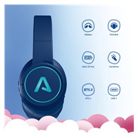 LAMAX GlowKid1 - dětská náhlavní sluchátka - blue