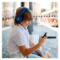 LAMAX GlowKid1 - dětská náhlavní sluchátka - blue