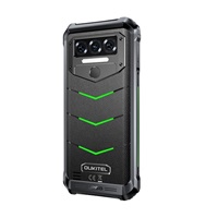 Rugged Smartphone Oukitel WP38 MT8788 6GB 256GB 10600-15W A13, Black w Green [No Charger]