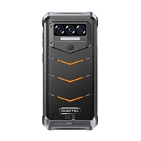 Rugged Smartphone Oukitel WP38 MT8788 6GB 256GB 10600-15W A13, Black w Orange [No Charger]