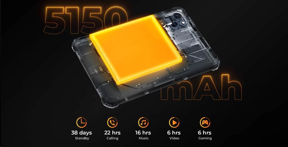Obr. Zůstaňte v provozu po celý den díky baterii s kapacitou 5 150 mAh 1774660e