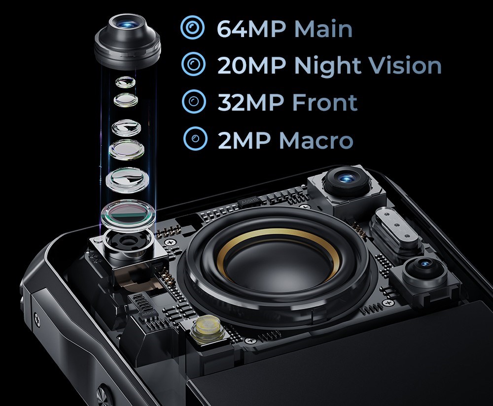 Obr. 64MP Sony IMX hlavní fotoaparát 1774670g