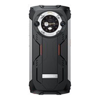Rugged Smartphone Blackview BV9300 Pro 4G G99 12GB 256GB 15080-33W A13-D4, Watch Display, Black w Orange [No Charger]