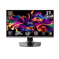 MSI LCD MAG 272UP QD-OLED X24, 26.5", QD-OLED, 4K UHD, 240Hz, 0.03ms, Black, 3R