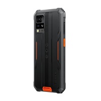 Rugged Smartphone Blackview BV4800 Pro 4G T606 4GB 128GB 5180-10W A14-D4, Black w Orange [No Charger]