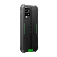 Rugged Smartphone Blackview BV4800 Pro 4G T606 4GB 128GB 5180-10W A14-D4, Black w Green [No Charger]
