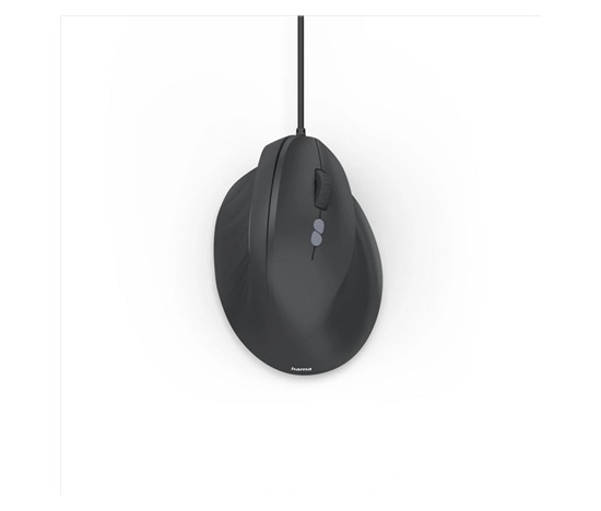 Hama vertikální ergonomická kabelová myš ECM-500R, pro praváky, černá