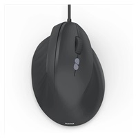 Hama vertikální ergonomická kabelová myš ECM-500R, pro praváky, černá