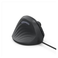 Hama vertikální ergonomická kabelová myš ECM-500L, pro leváky, černá