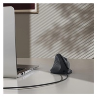 Hama vertikální ergonomická kabelová myš ECM-500L, pro leváky, černá