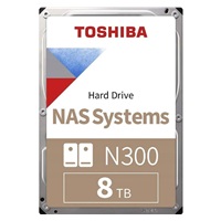 TOSHIBA HDD N300 NAS 8TB, SATA III, 512MB cache, BULK