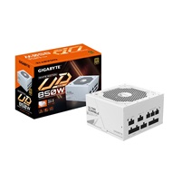 BAZAR - GIGABYTE zdroj UD850GM PG5, 850W, 80+ Gold, 120mm fan, bílá - Poškozený obal (Komplet)