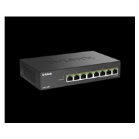 D-Link DMS-108P/E 8-Port 2.5G Multi-Gigabit Unmanaged PoE Switch