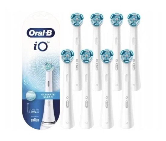 Oral-B iO Ultimate Clean náhradní hlavice k zubnímu kartáčku, 8 ks