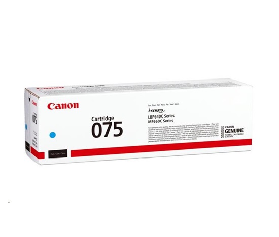 Canon TONER 075 Y žlutá pro i-SENSYS LBP646Cdw, LBP647Cdw, MF664Cdw, MF667Cdw (1300 str.)