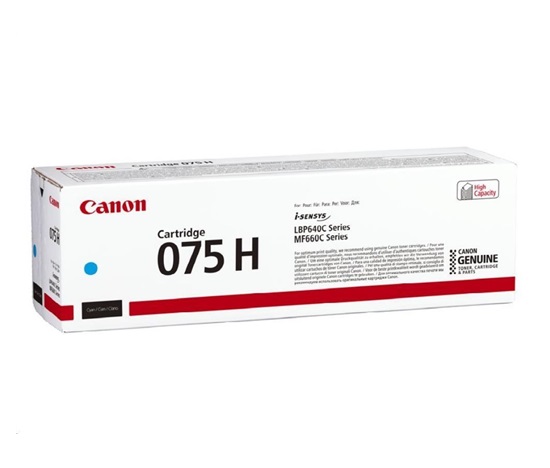 Canon TONER 075 H Y žlutá pro i-SENSYS LBP646Cdw, LBP647Cdw, MF664Cdw, MF667Cdw (2500 str.)