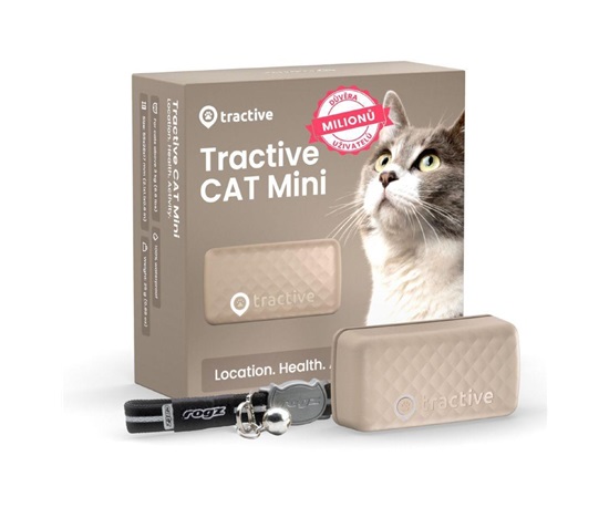 Tractive GPS CAT Mini, Hnědá