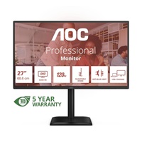 AOC MT 27" Q27E4CV - 2560x1440,IPS,120Hz,1xHDMI,1xDP,1xDP out,USBhub,USB-C(PD 90W),Repro,Pivot