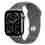 Apple Watch Series 11 GPS + Cellular 42mm Natural Titanium Case with Stone Grey Sport Band - S/M