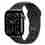 Apple Watch Series 11 GPS + Cellular 42mm Slate Titanium Case with Black Sport Band - M/L