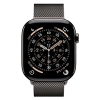 Apple Watch Series 11 GPS + Cellular 46mm Slate Titanium Case with Slate Milanese Loop - M/L