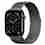 Apple Watch Series 11 GPS + Cellular 46mm Slate Titanium Case with Slate Milanese Loop - S/M